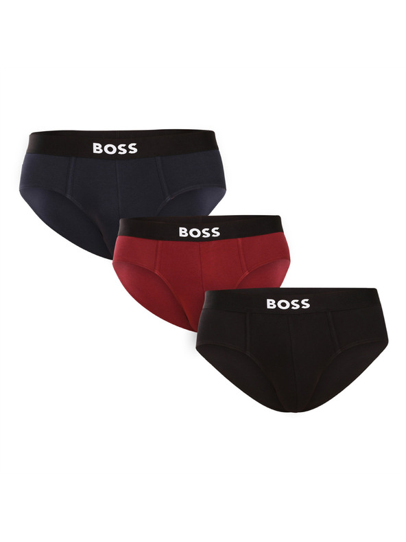 BOSS Sada tří - pánské slipy BOSS vícebarevné
