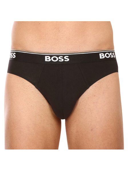 BOSS Sada tří - pánské slipy BOSS černé