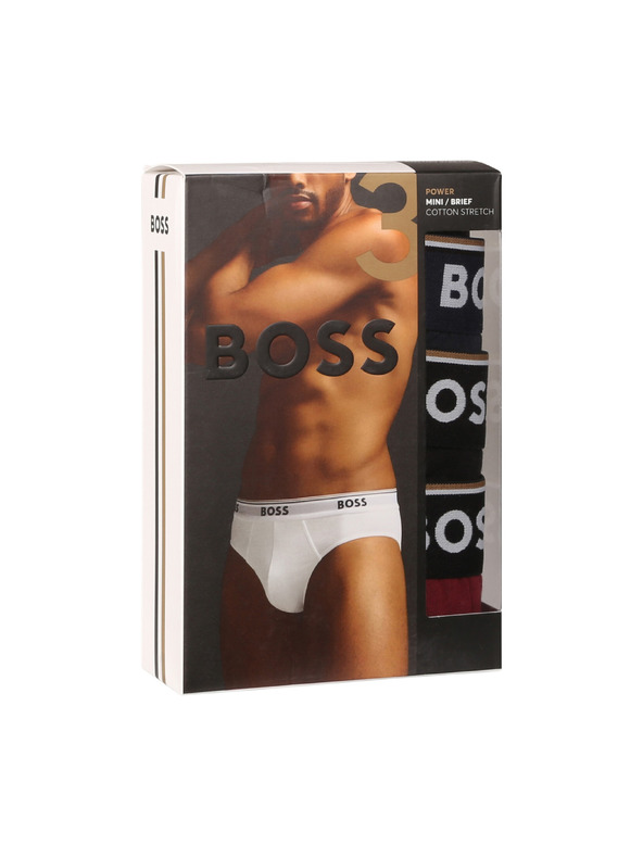 BOSS Sada tří - pánské slipy BOSS vícebarevné
