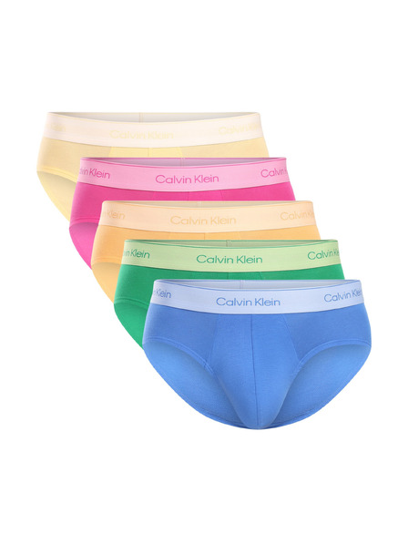 Calvin Klein Sada pěti - pánské slipy Calvin Klein vícebarevné