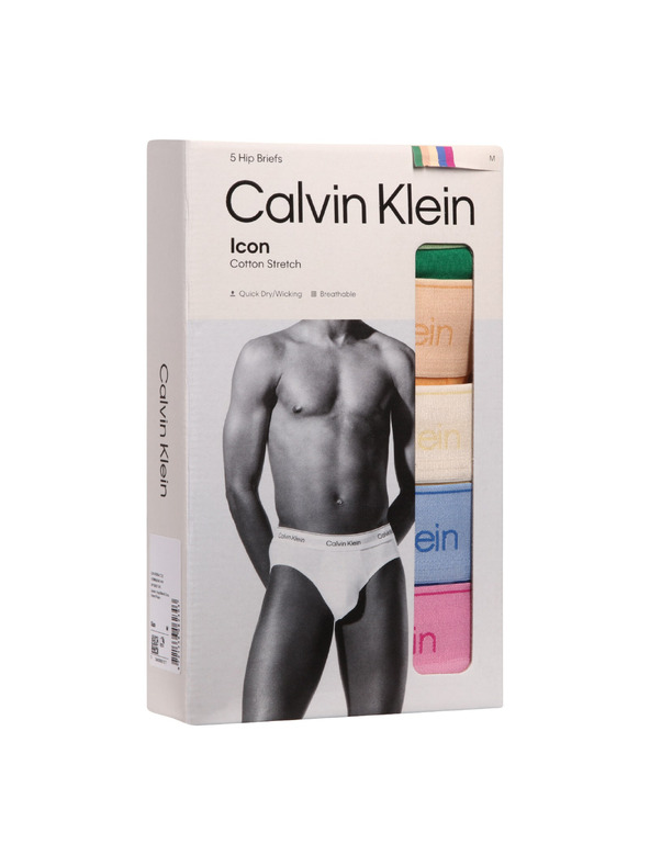 Calvin Klein Sada pěti - pánské slipy Calvin Klein vícebarevné