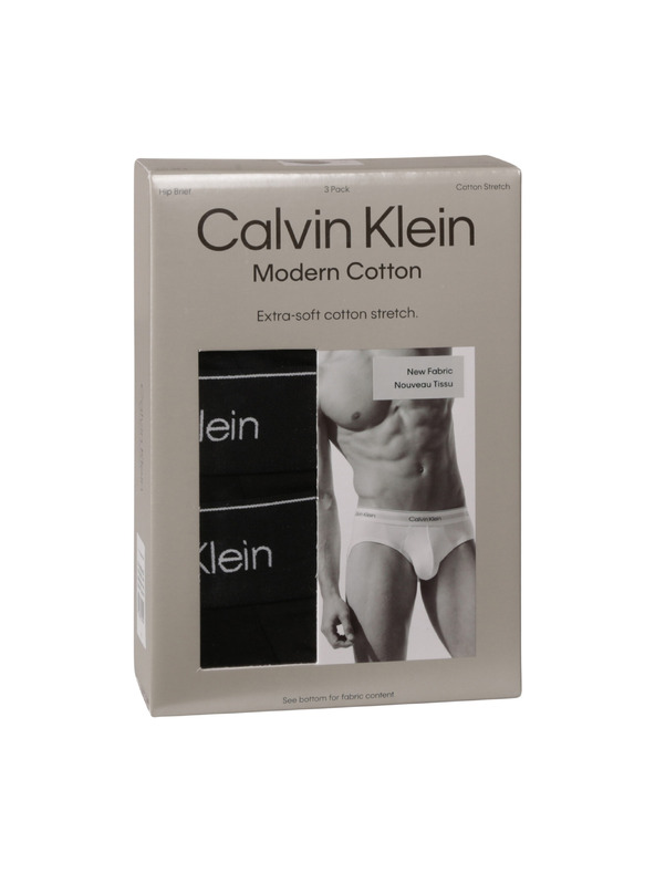 Calvin Klein Sada tří - pánské slipy Calvin Klein černé