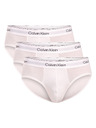 Calvin Klein Sada tří - pánské slipy Calvin Klein bílé