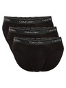 Calvin Klein Sada tří - pánské slipy Calvin Klein černé