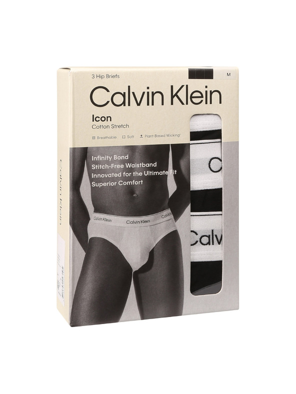 Calvin Klein Sada tří - pánské slipy Calvin Klein černé