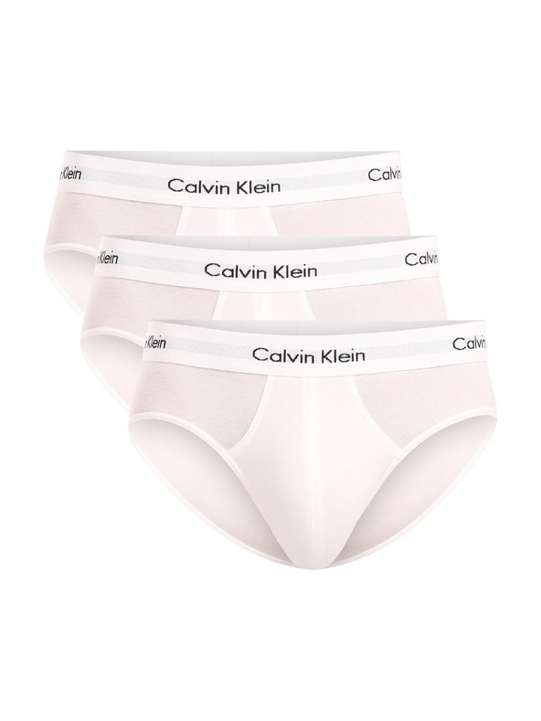 Calvin Klein Sada tří - pánské slipy Calvin Klein bílé