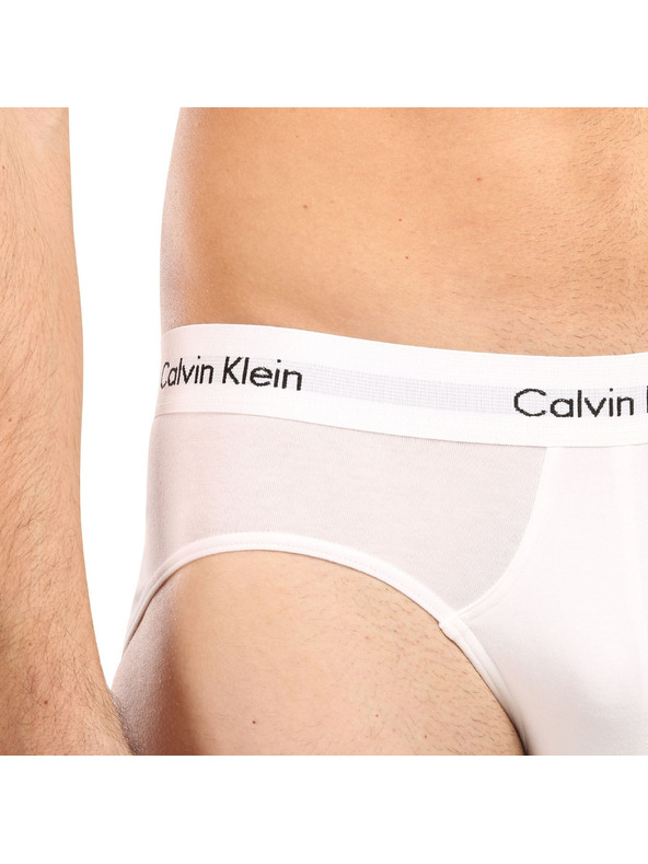 Calvin Klein Sada tří - pánské slipy Calvin Klein bílé