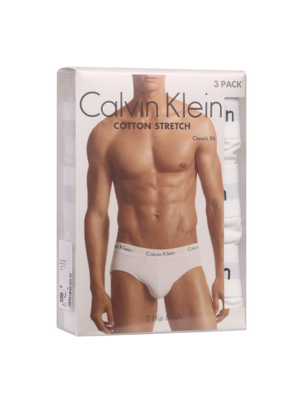 Calvin Klein Sada tří - pánské slipy Calvin Klein bílé