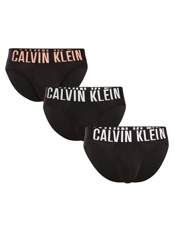 Calvin Klein Sada tří - pánské slipy Calvin Klein černé