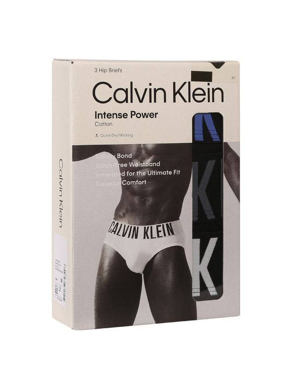 Calvin Klein Sada tří - pánské slipy Calvin Klein černé