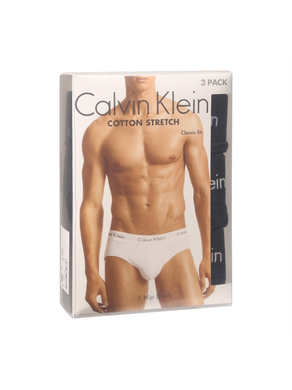 Calvin Klein Sada tří - pánské slipy Calvin Klein černé