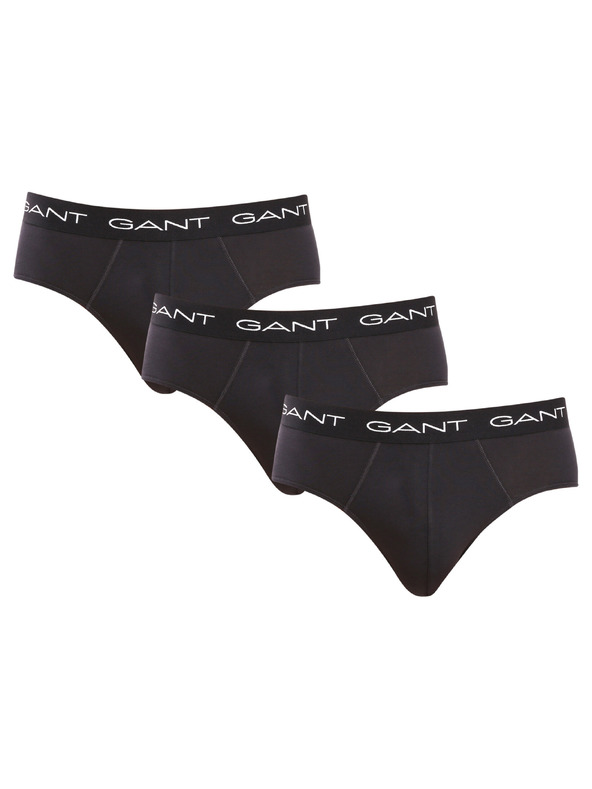 Gant Sada tří - pánské slipy Gant černé