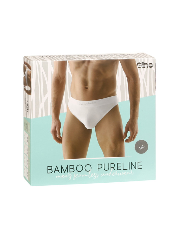 gino Pánské slipy Gino bambusové šedé