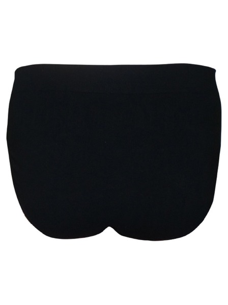 gino Pánské bezešvé slipy Gino bamboo black