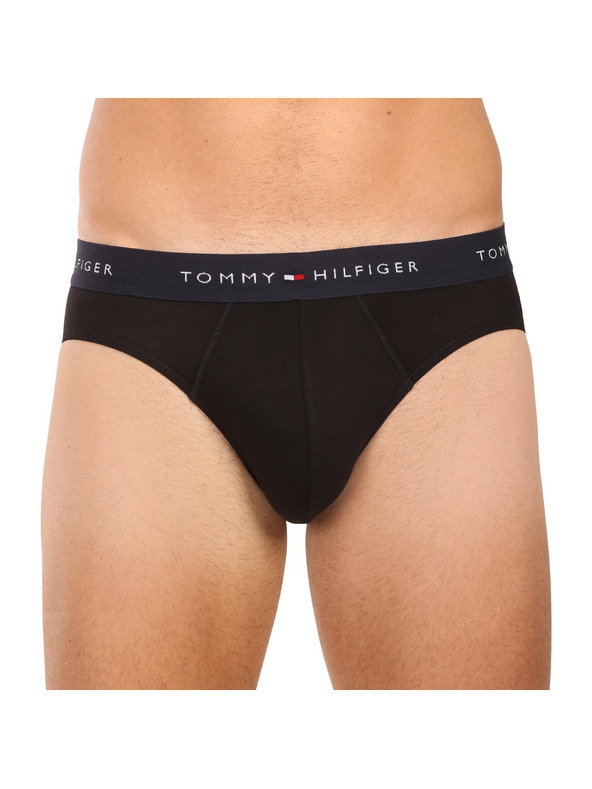 Tommy Hilfiger Sada tří - pánské slipy Tommy Hilfiger černé