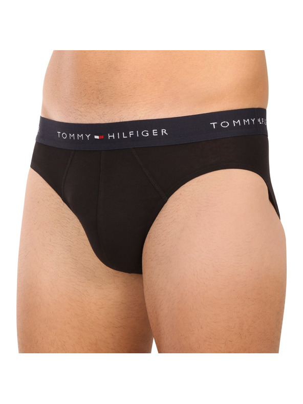 Tommy Hilfiger Sada tří - pánské slipy Tommy Hilfiger černé