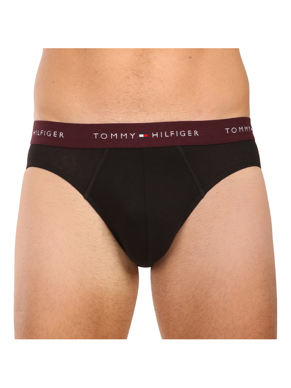 Tommy Hilfiger Sada tří - pánské slipy Tommy Hilfiger černé