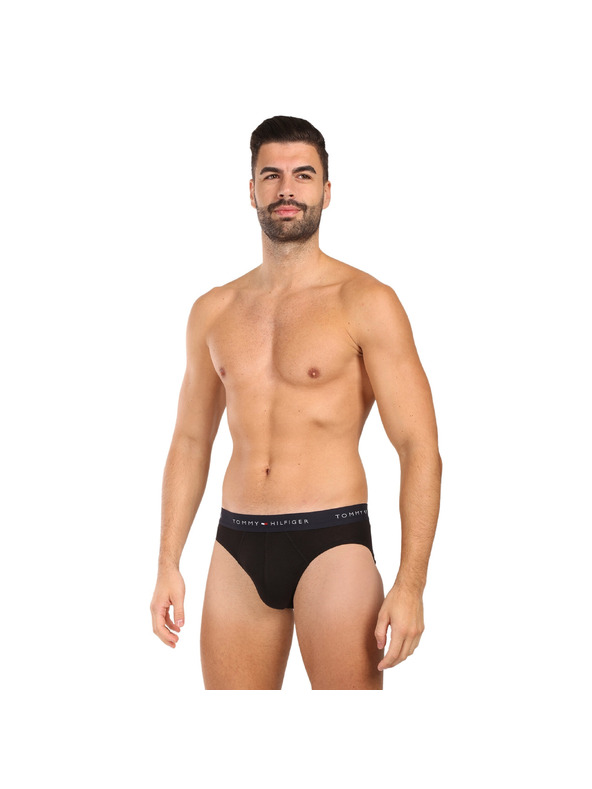 Tommy Hilfiger Sada tří - pánské slipy Tommy Hilfiger černé