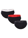 Tommy Hilfiger Sada tří - pánské slipy Tommy Hilfiger černé