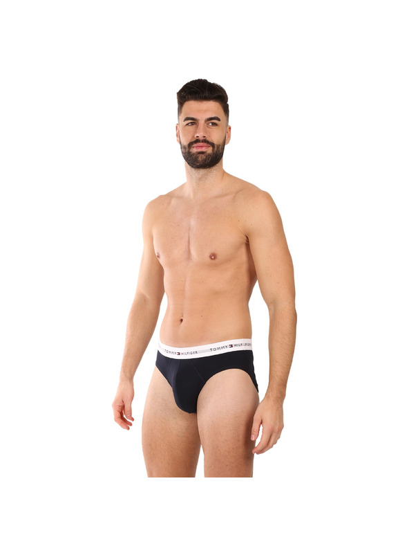 Tommy Hilfiger Sada tří - pánské slipy Tommy Hilfiger černé