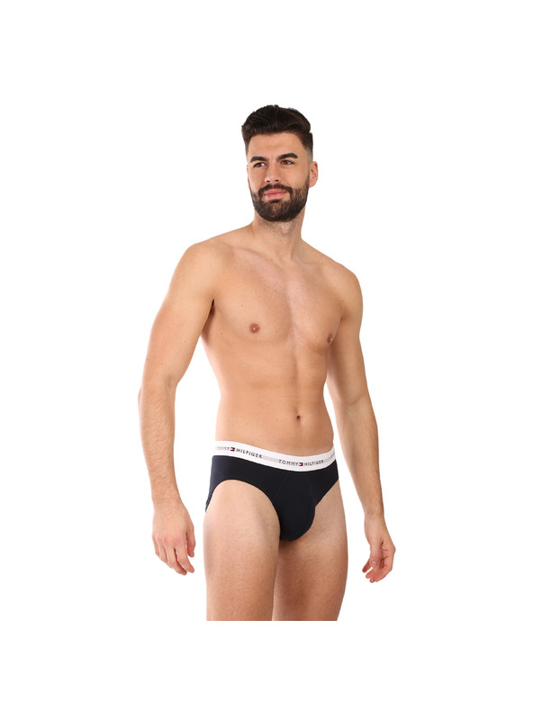 Tommy Hilfiger Sada tří - pánské slipy Tommy Hilfiger černé