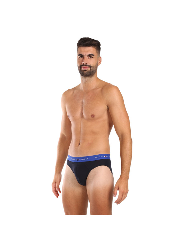 Tommy Hilfiger Sada tří - pánské slipy Tommy Hilfiger tmavě modré