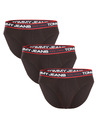 Tommy Hilfiger Sada tří - pánské slipy Tommy Hilfiger černé