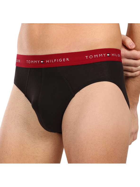 Tommy Hilfiger Sada tří - pánské slipy Tommy Hilfiger černé