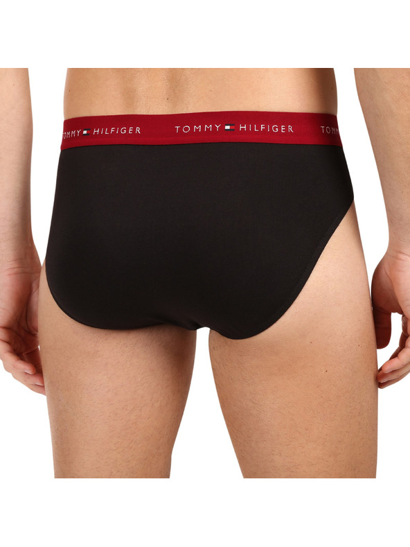 Tommy Hilfiger Sada tří - pánské slipy Tommy Hilfiger černé