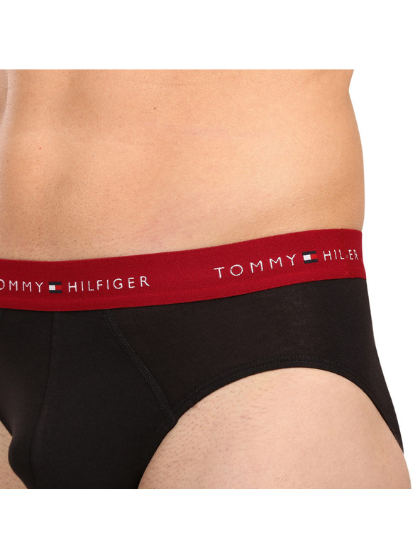 Tommy Hilfiger Sada tří - pánské slipy Tommy Hilfiger černé