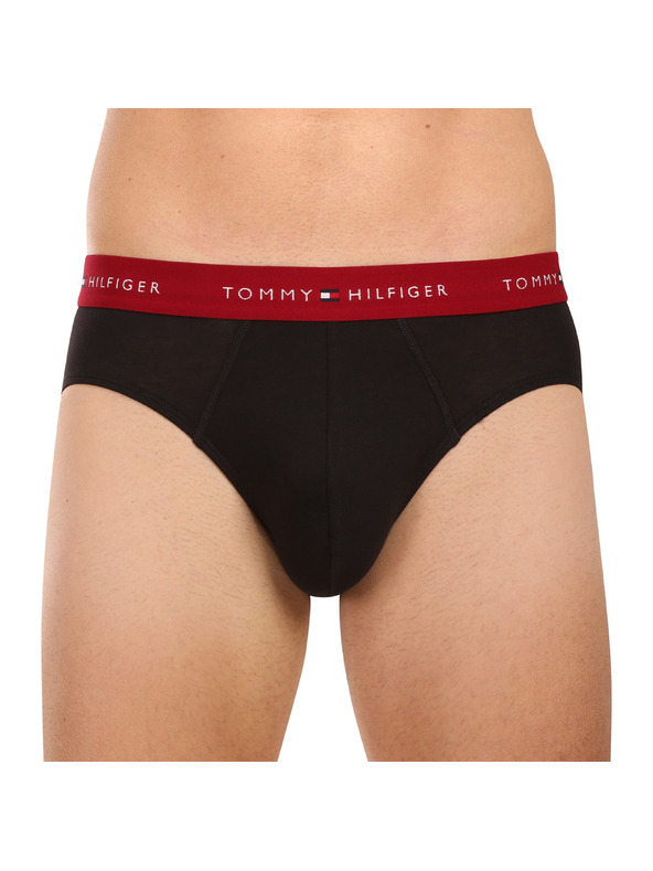 Tommy Hilfiger Sada tří - pánské slipy Tommy Hilfiger černé