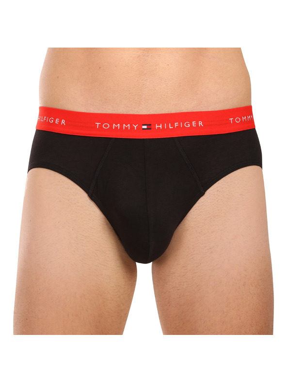 Tommy Hilfiger Sada tří - pánské slipy Tommy Hilfiger černé