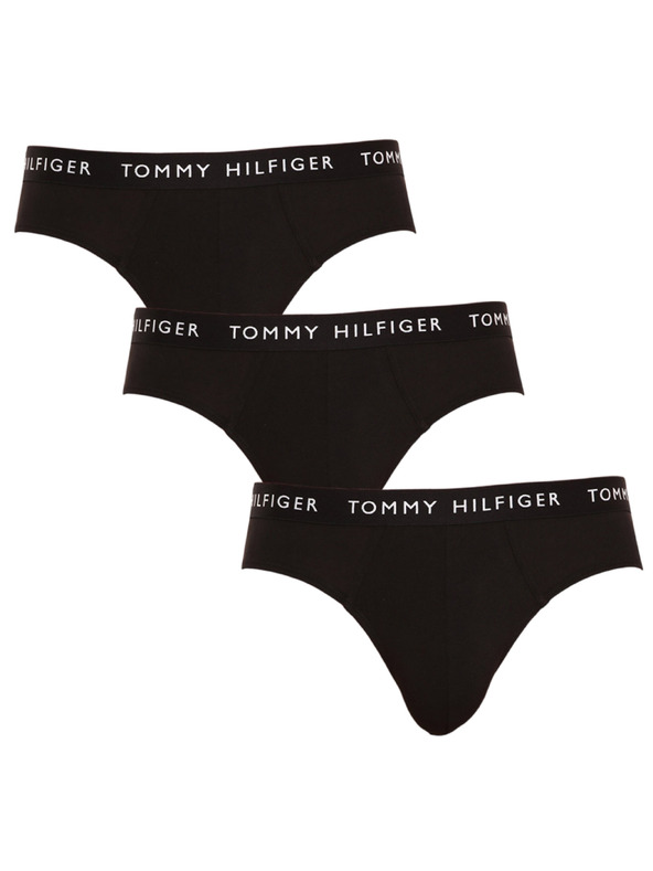 Tommy Hilfiger Sada tří - pánské slipy Tommy Hilfiger černé