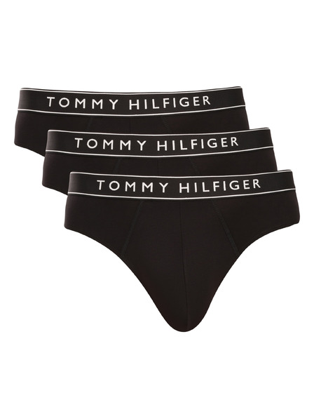 Tommy Hilfiger Sada tří - pánské slipy Tommy Hilfiger černé