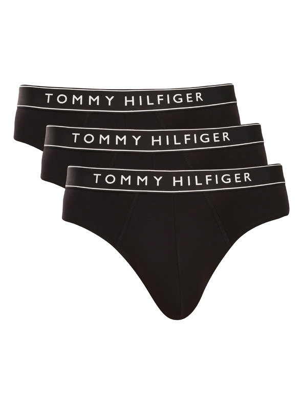 Tommy Hilfiger Sada tří - pánské slipy Tommy Hilfiger černé
