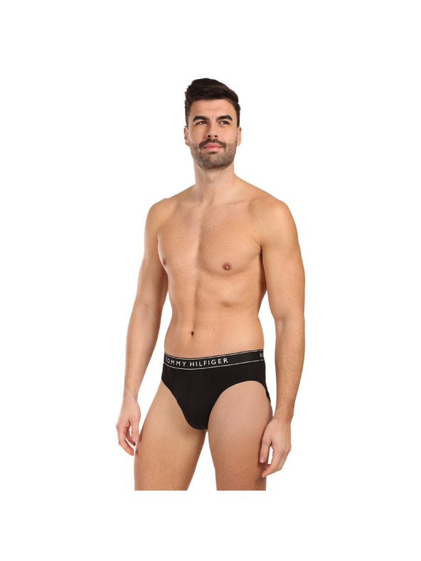 Tommy Hilfiger Sada tří - pánské slipy Tommy Hilfiger černé