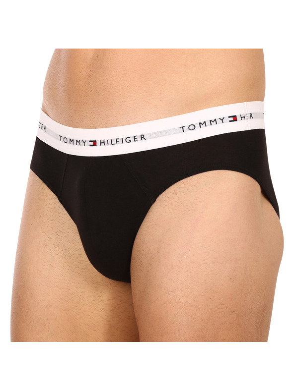 Tommy Hilfiger Sada pěti - pánské slipy Tommy Hilfiger černé