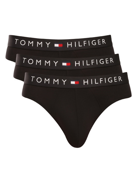 Tommy Hilfiger Sada tří - pánské slipy Tommy Hilfiger černé
