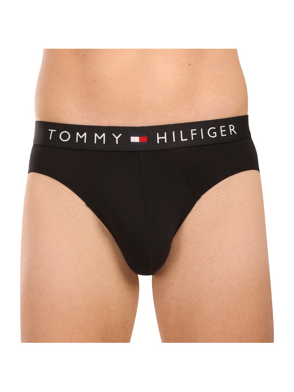Tommy Hilfiger Sada tří - pánské slipy Tommy Hilfiger černé