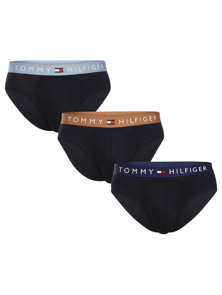 Tommy Hilfiger Sada tří - pánské slipy Tommy Hilfiger tmavě modré