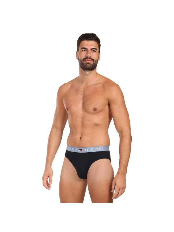 Tommy Hilfiger Sada tří - pánské slipy Tommy Hilfiger tmavě modré