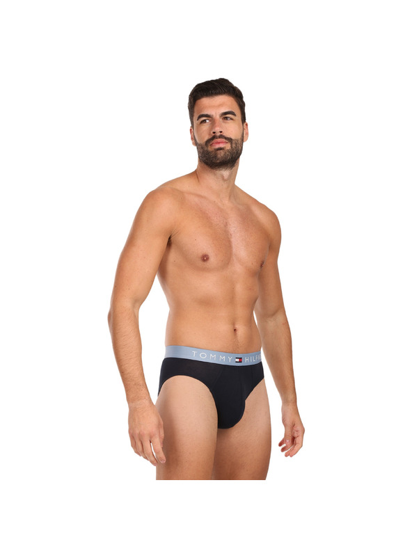 Tommy Hilfiger Sada tří - pánské slipy Tommy Hilfiger tmavě modré