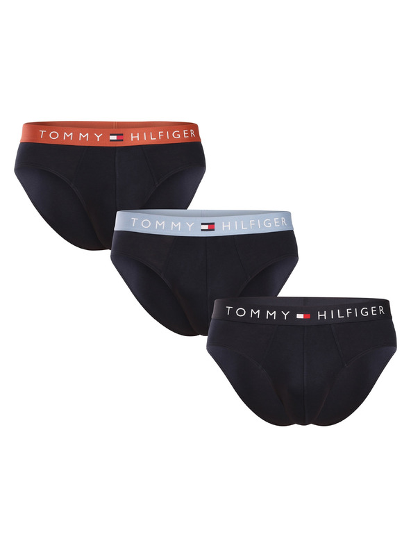 Tommy Hilfiger Sada tří - pánské slipy Tommy Hilfiger černé