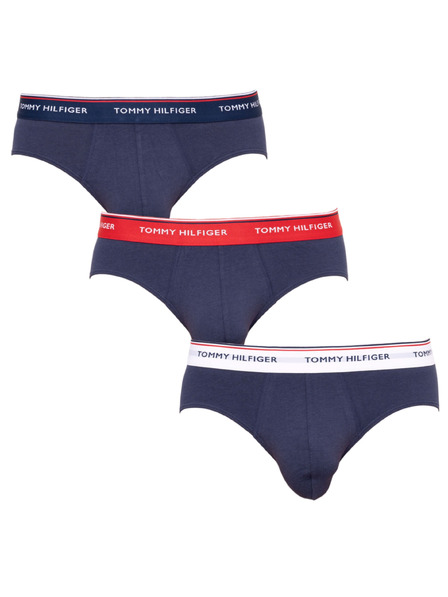 Tommy Hilfiger Sada tří - pánské slipy Tommy Hilfiger tmavě modré