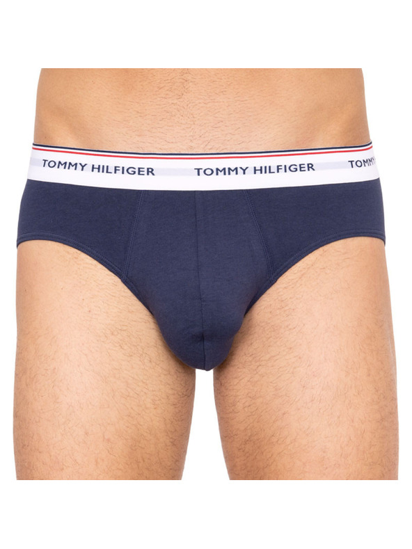 Tommy Hilfiger Sada tří - pánské slipy Tommy Hilfiger tmavě modré