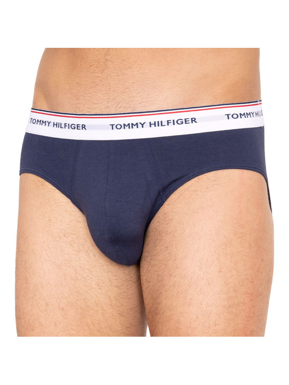 Tommy Hilfiger Sada tří - pánské slipy Tommy Hilfiger tmavě modré