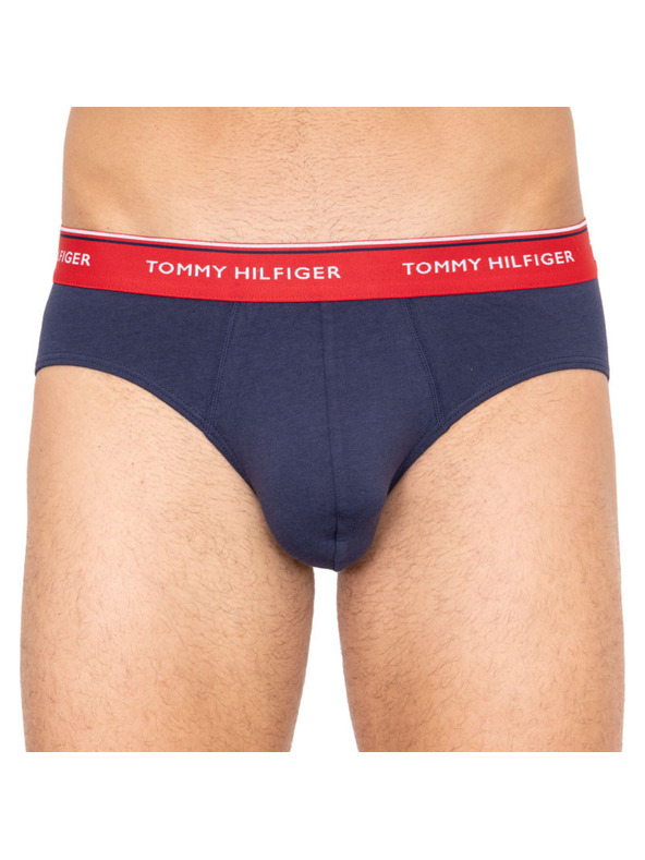 Tommy Hilfiger Sada tří - pánské slipy Tommy Hilfiger tmavě modré