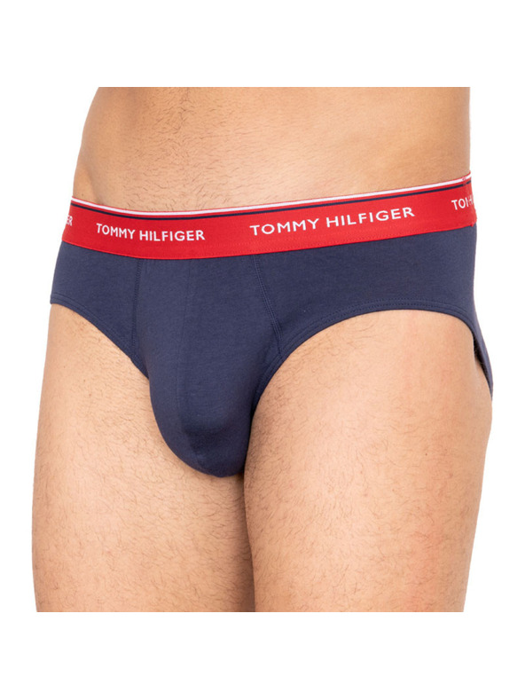 Tommy Hilfiger Sada tří - pánské slipy Tommy Hilfiger tmavě modré