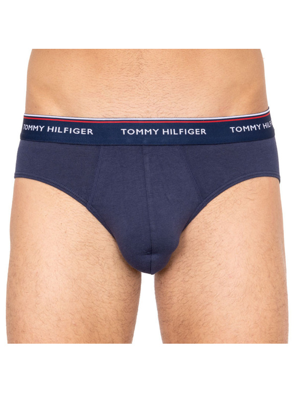 Tommy Hilfiger Sada tří - pánské slipy Tommy Hilfiger tmavě modré