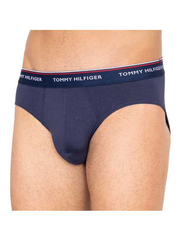 Tommy Hilfiger Sada tří - pánské slipy Tommy Hilfiger tmavě modré